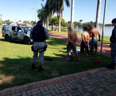 Força Tática da Polícia Militar reforça abordagens na região da Lagoa Maior