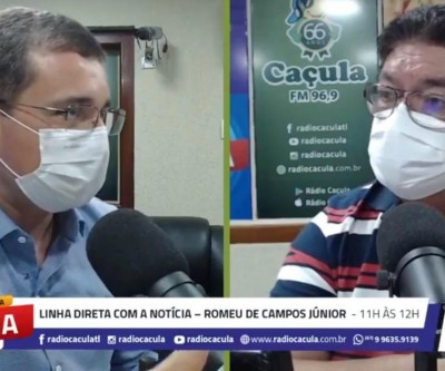 “Difícil não colaborar com a saúde do município neste momento”, presidente fala sobre condução da Câmara durante a pandemia