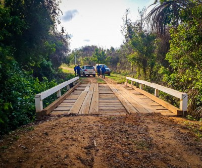 Ponte do assentamento 20 de Março é liberada após manutenção da SEINTRA