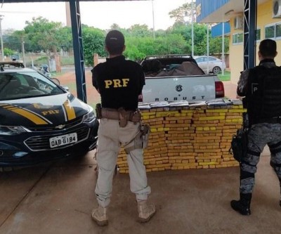 PRF apreende meia tonelada de maconha em Três Lagoas