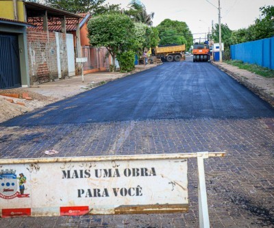 Ruas do Jardim Dourados recebem recapeamento