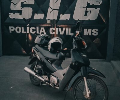 SIG recupera moto furtada e prende autor do crime