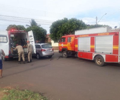 Duas mulheres ficam feridas em acidente no bairro JK