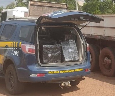 PRF apreende 244 Kg de cloridrato de cocaína em Água Clara