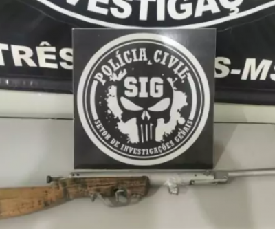 SIG apreende arma de fogo em posse de adolescente