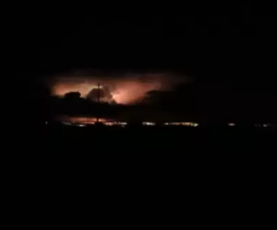 Tempestade de relâmpagos é vista em Três Lagoas (MS)