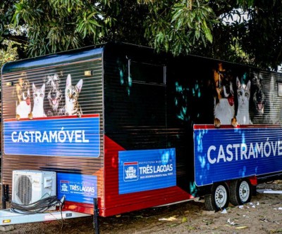 Primeira etapa do Castramóvel de 2023 inicia nesta 2º feira, nos bairros Jupiá e Cinturão Verde