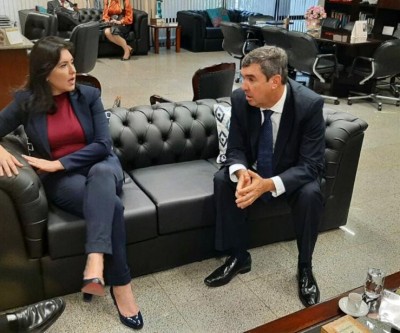 Riedel e Eduardo Rocha vão à Brasília em busca de verba para a construção de 10 mil moradias