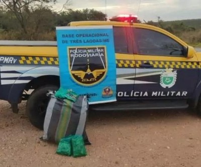 Polícia apreende droga durante atendimento de acidente de trânsito 