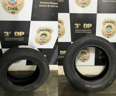 Ladrão de pneus é preso em flagrante pela Polícia Civil
