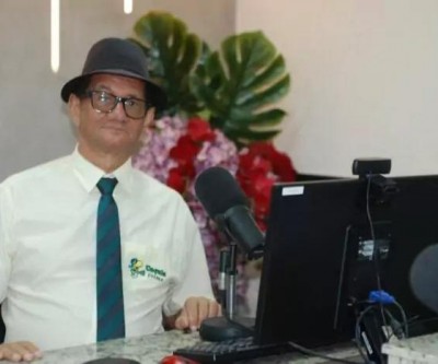 Após 9 anos Braga Jr. retorna aos estúdios da Rádio Caçula Fm