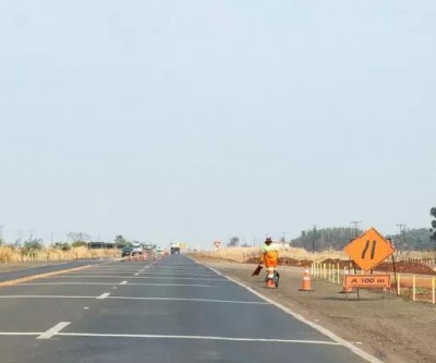 BR-163 tem 18 interdições para obras nesta segunda-feira 