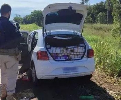 Paraguaio é preso com carro “dublê” carregado com 666 kg de maconha que seria entregue em Três Lagoas 