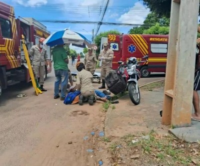 Colisão entre motoentregador e picape é registrado neste sábado no Interlagos 