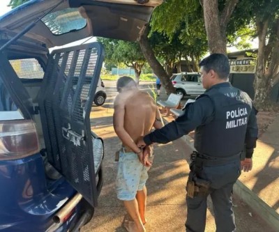 Em surto, autor quebra muro de vizinha no Jd. Maristela 