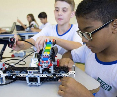 SESI está oferecendo curso de Robótica para crianças de 7 a 11 anos