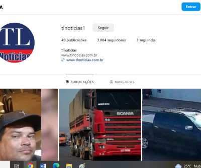 Siga as redes sociais do site TL Notícias no Instagram e Facebook 