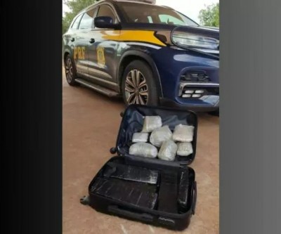 PRF de Três Lagoas prende uma pessoa com maconha e skunk na BR-262