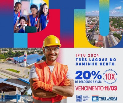 Onde o cidadão três-lagoense pode efetuar o pagamento do IPTU