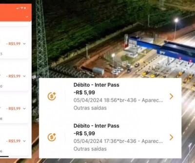 Condutores reclamam de cobrança ‘extra’ em pedágio de rodovia em Aparecida do Taboado 