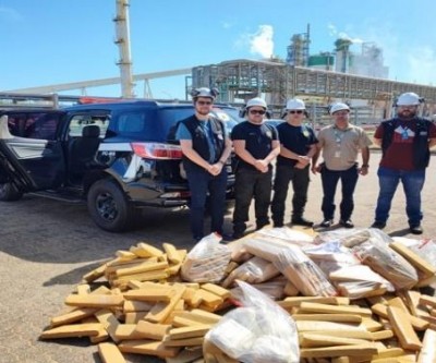 Forças policiais fazem incineração de 462 kg de drogas em Três Lagoas 