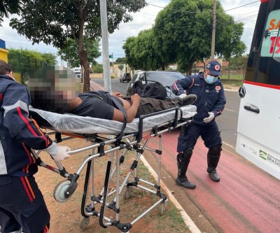 Veja o vídeo: Jovem é socorrido pelo SAMU na Lagoa Maior de Três Lagoas 