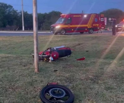 Motociclista morre após bater em meio-fio em Porto Murtinho 