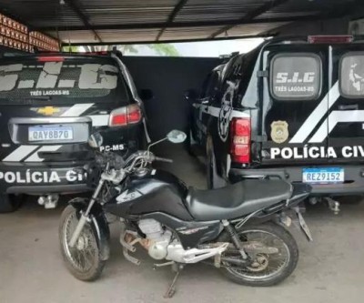 Polícia Civil recupera moto furtada e identifica autores do crime em Três Lagoas