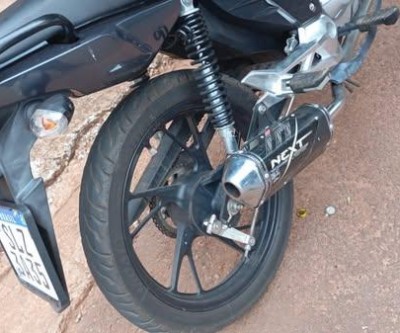 Em rondas pelo Novo Oeste, PM recupera uma motocicleta em situação irregular
