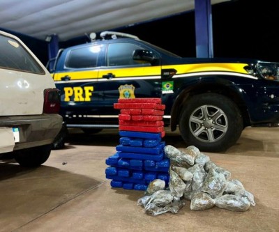 PRF apreende 50 kg de drogas em Três Lagoas e resgata bebê durante operação