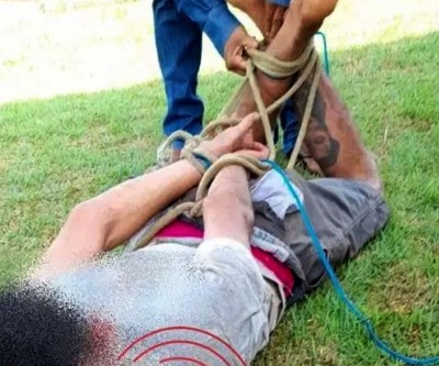 Moradores agridem suspeito de furtar obra em Campo Grande-MS