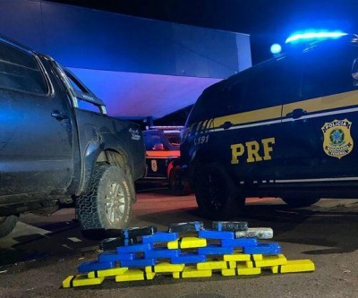 Motorista de Hilux que trazia drogas para Três Lagoas é flagrado com 28 Kg de cocaína
