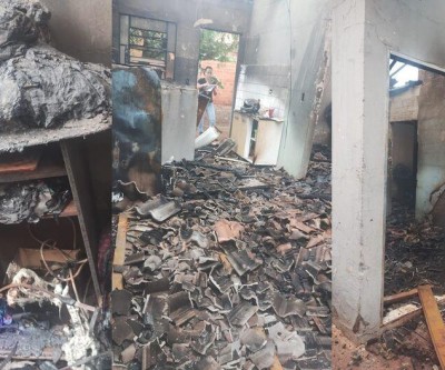 Marido incendeia casa com mulher dentro em Campo Grande; vítima escapou