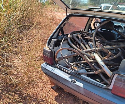 Homem em livramento condicional foi flagrado transportando material furtado de empresa quando chegava em Três Lagoas 