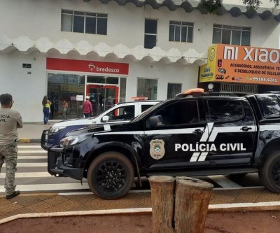 Segurança é encontrado morto em agência bancária de Iguatemi