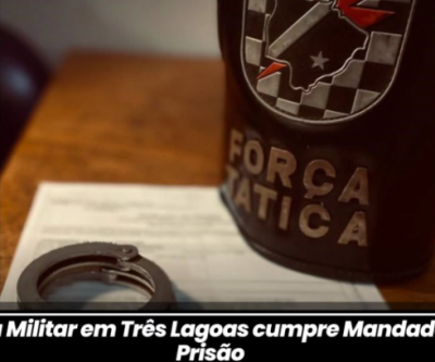  Alvo de três mandados de prisão em aberto é capturado pela Força Tática no Paranapungá