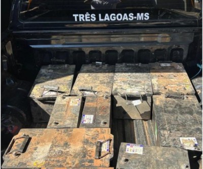 Funcionários furtam baterias da própria empresa e são desmascarados pela SIG de Três Lagoas