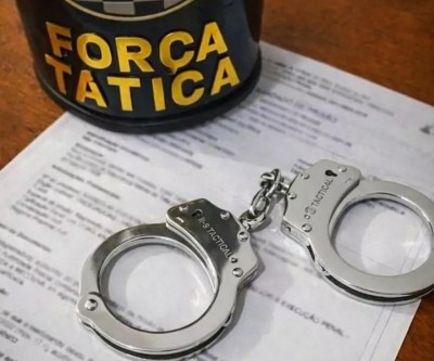 Mandado de prisão preventiva é cumprido pela Força Tática no Santa Luzia