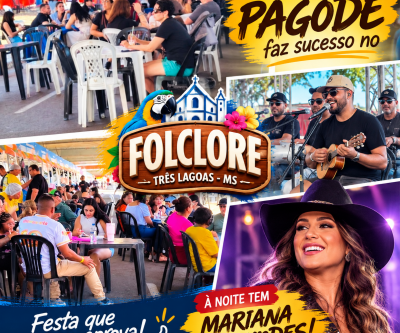 PAGODE, ALMOÇO E CASA CHEIA: Programação de domingo no Folclore faz sucesso e público aprova; à noite tem Mariana Fagundes