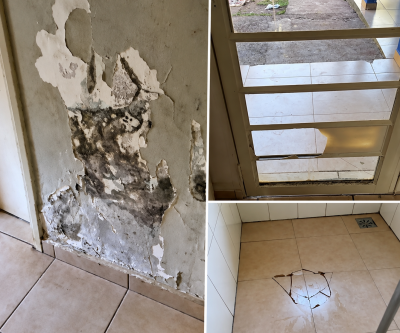 Vergonha em Três Lagoas na gestão de Cassiano Maia que arrecada milhões: Mofo, pragas e áreas interditadas fazem MP cobrar reforma urgente de abrigo municipal