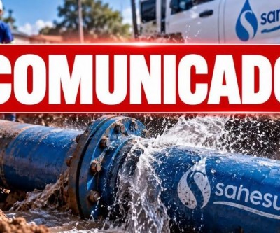 Vazamento em adutora deixa vários bairros sem água em Três Lagoas; normalização é prevista somente para o fim da noite