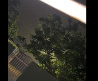 VEJA O VÍDEO: Moradora agradece a Deus pela chegada da chuva em Três Lagoas