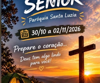 Participe do 1º acampamento Sênior Santa Luzia em Três Lagoas e viva momentos de fé, reflexão e renovação espiritual