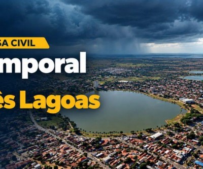 Defesa Civil de Três Lagoas intensifica atendimentos após temporal que derrubou árvores, arrancou telhas e provocou alagamentos