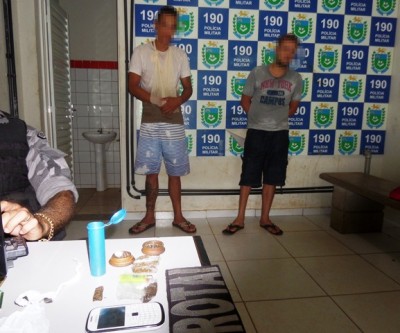 ROTAI apreende maconha e detém três pessoas para esclarecimentos 