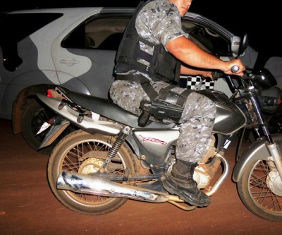 Moto furtada na sexta feira é recuperada pela ROTAI