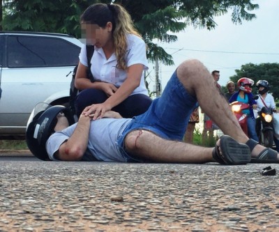 Quinta-feira inicia com acidente na Ranulpho Marques Leal 