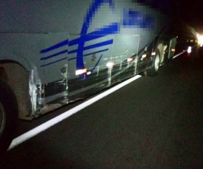 Homem morre após bater em dois ônibus perto da ponte do Rio Sucuriú 