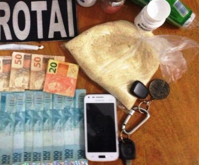 ROTAI acaba com disk-drogas do bairro Santos Dumont
