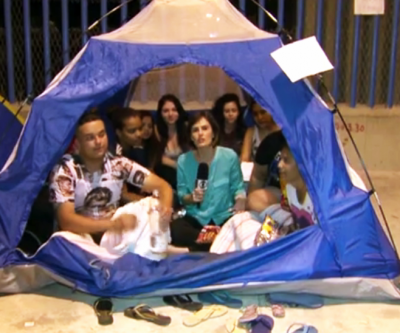 Fãs de Justin Bieber acampam desde já para show no Rio apenas em março